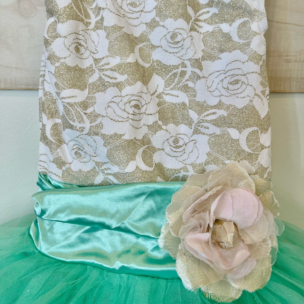 Weissman ballet costume tutu recital dance mint green size MC - Picture 3 of 5